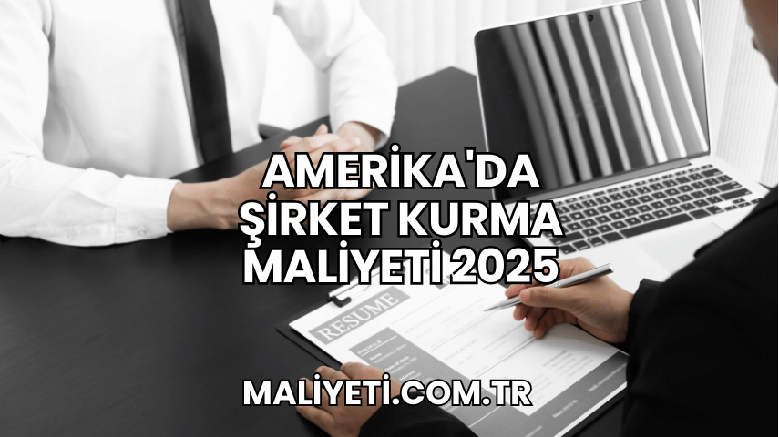 Amerika'da Şirket Kurma Maliyeti 2025