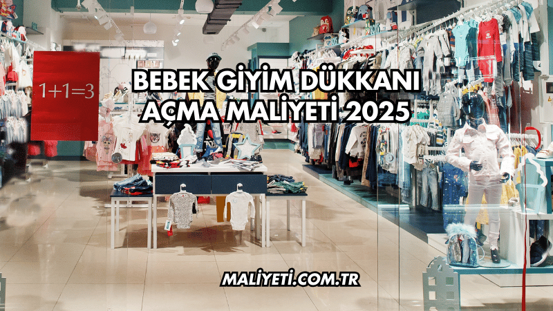 Bebek Giyim Dükkanı Açma Maliyeti 2025