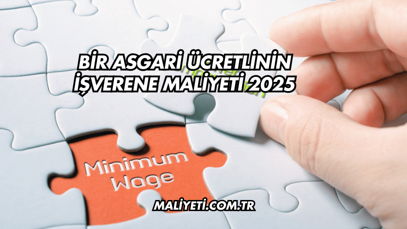 Bir Asgari Ücretlinin İşverene Maliyeti 2025