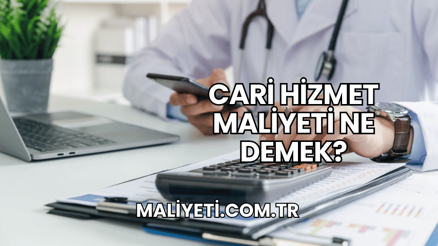 Cari Hizmet Maliyeti Ne Demek?