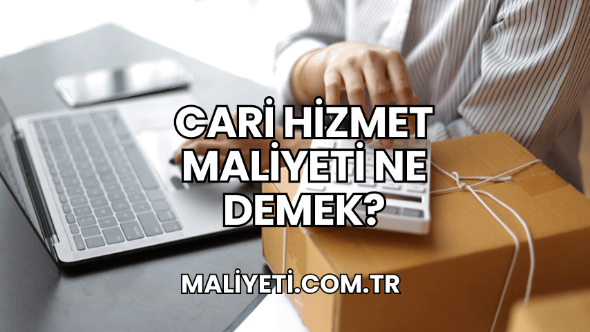 Cari Hizmet Maliyeti Ne Demek?