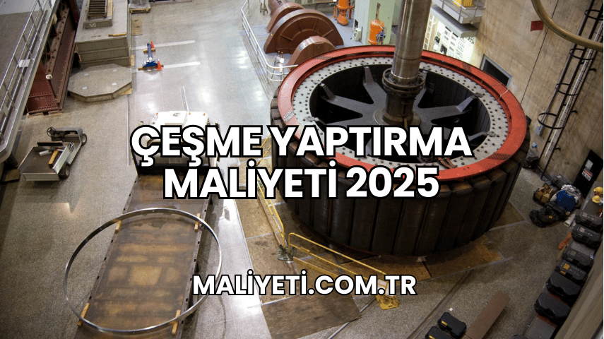 Çeşme Yaptırma Maliyeti 2025