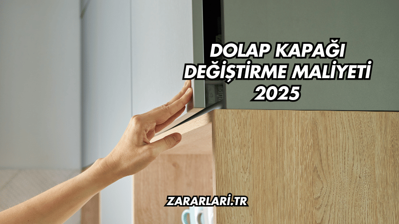 Dolap Kapağı Değiştirme Maliyeti 2025