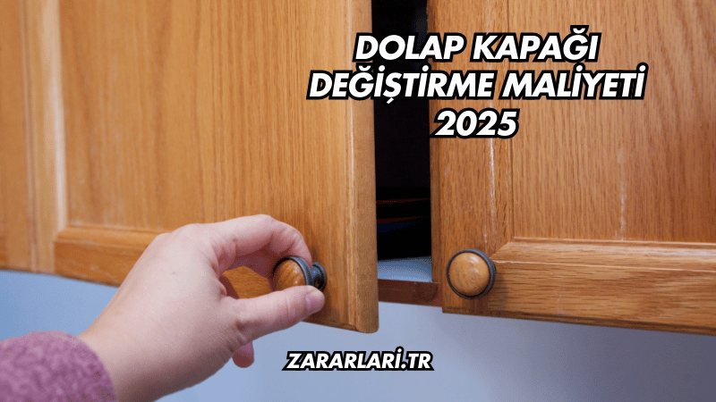 Dolap Kapağı Değiştirme Maliyeti 2025