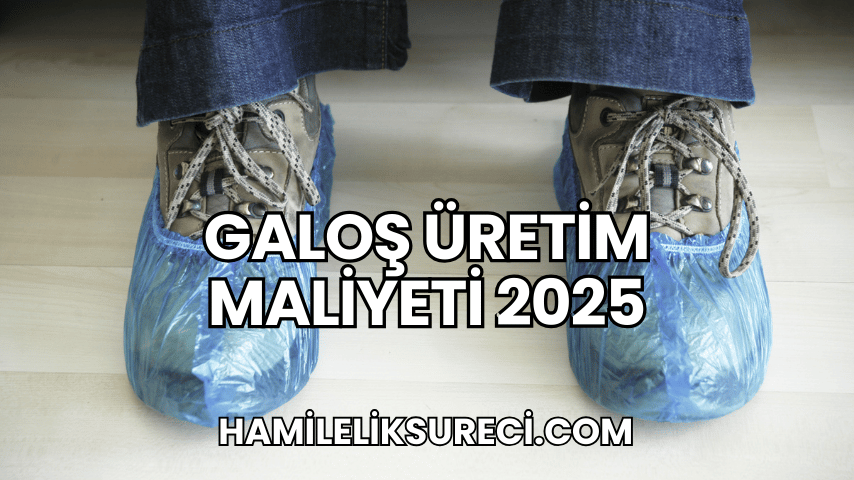 Galoş Üretim Maliyeti 2025