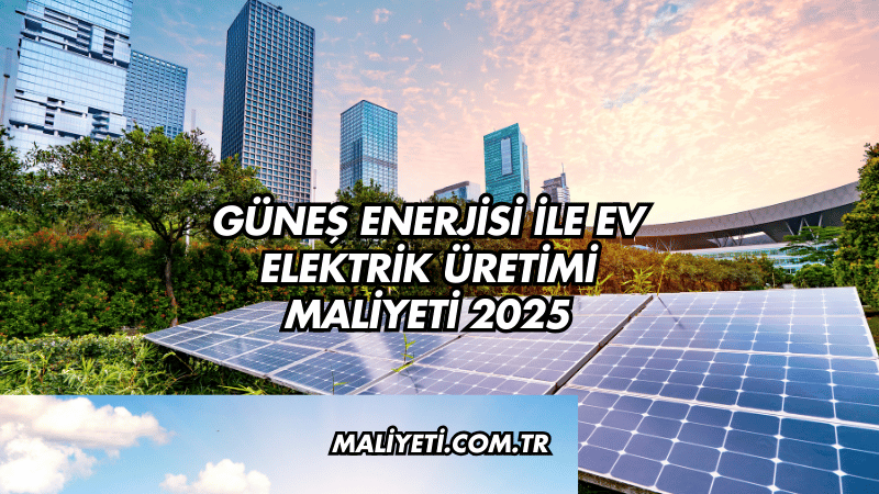 Güneş Enerjisi ile Ev Elektrik Üretimi Maliyeti 2025