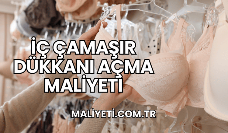 İç Çamaşır Dükkanı Açma Maliyeti