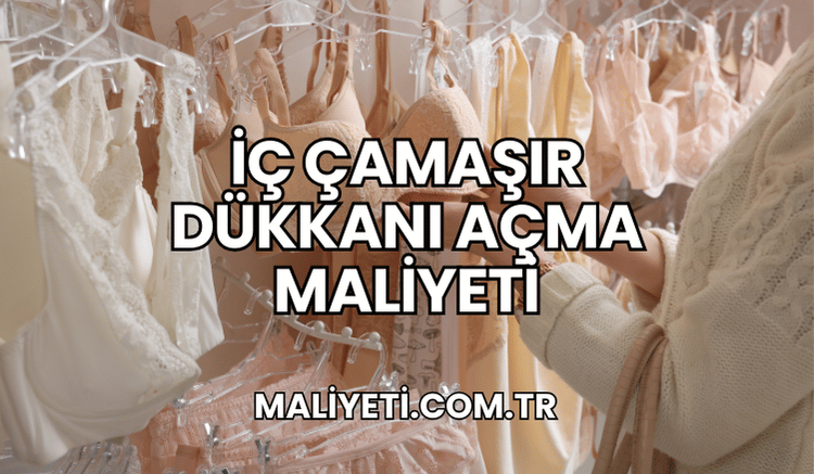 İç Çamaşır Dükkanı Açma Maliyeti