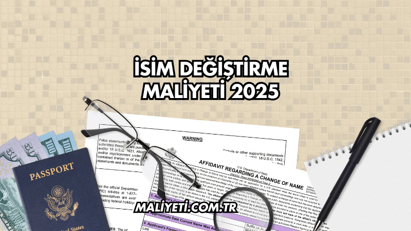 İsim Değiştirme Maliyeti 2025