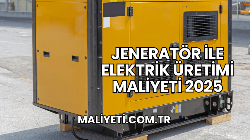 Jeneratör ile Elektrik Üretimi Maliyeti 2025