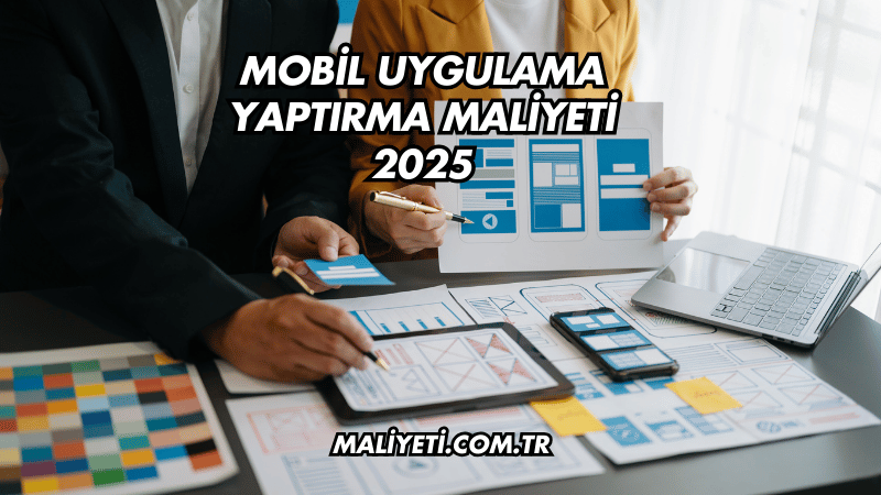 Mobil Uygulama Yaptırma Maliyeti 2025