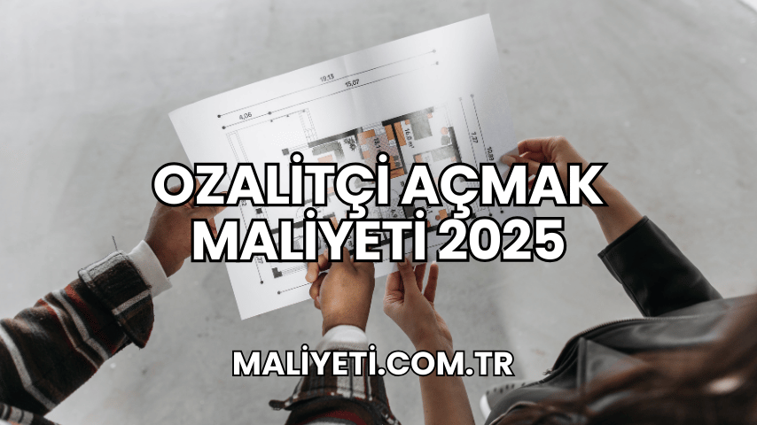 Ozalitçi Açmak Maliyeti 2025