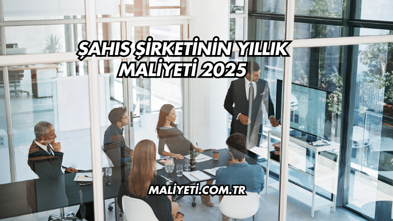 Şahıs Şirketinin Yıllık Maliyeti 2025