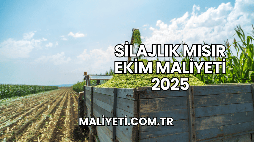 Silajlık Mısır Ekim Maliyeti 2025