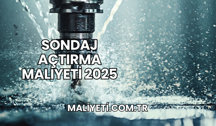 Sondaj Açtırma Maliyeti 2025