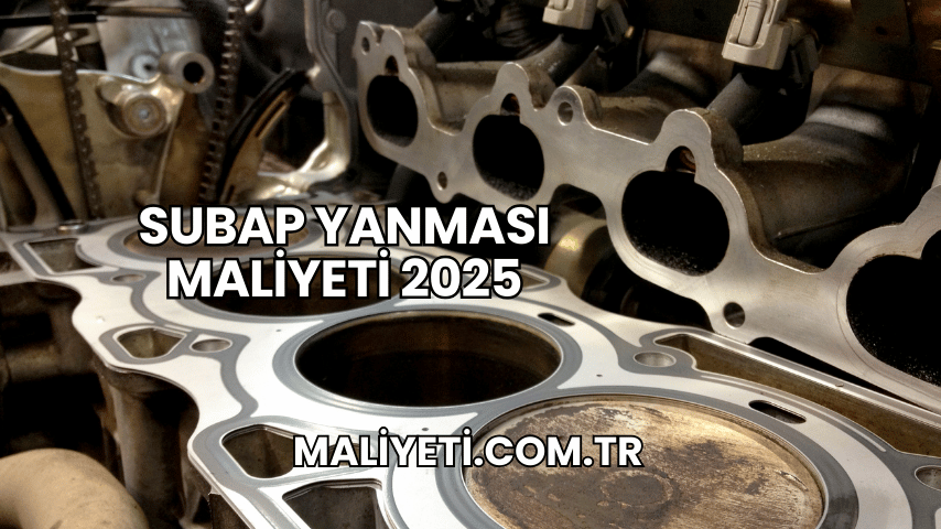 Subap Yanması Maliyeti 2025