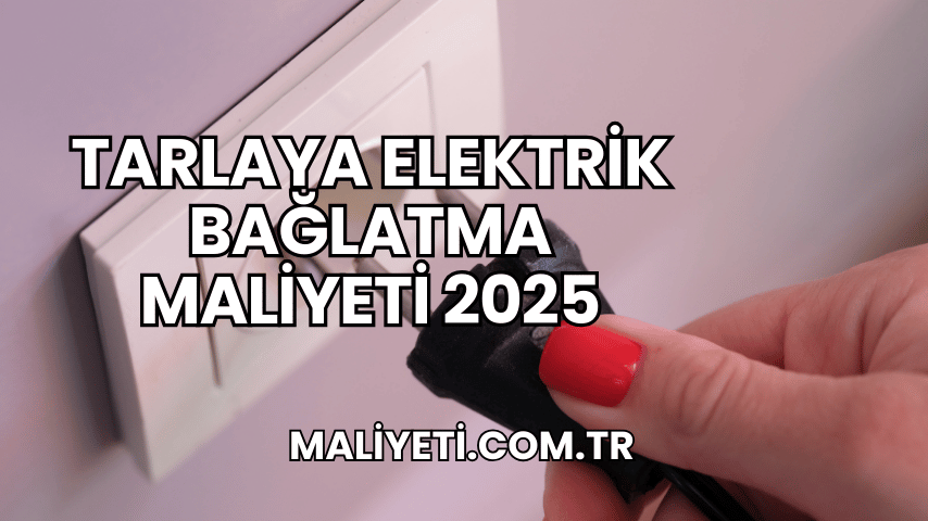 Tarlaya Elektrik Bağlatma Maliyeti 2025