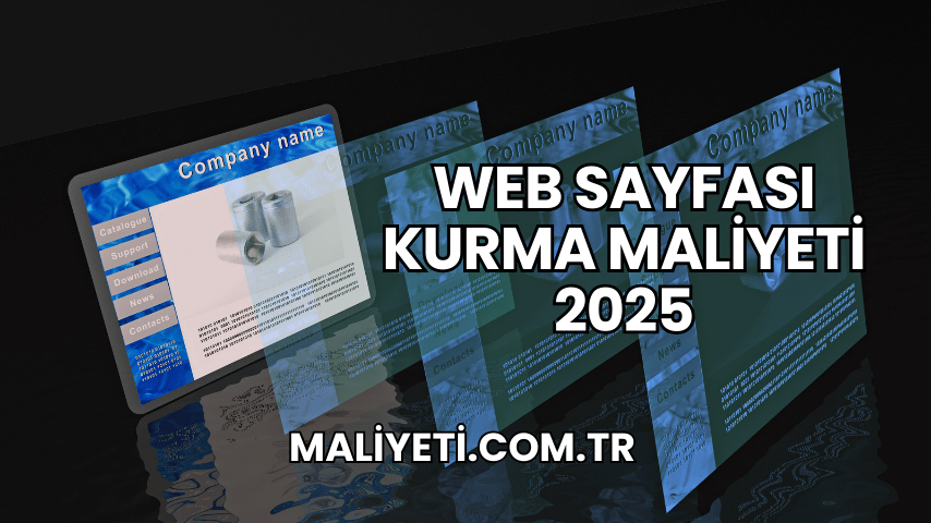 Web Sayfası Kurma Maliyeti 2025