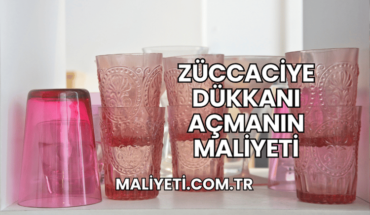 Züccaciye Dükkanı Açmanın Maliyeti