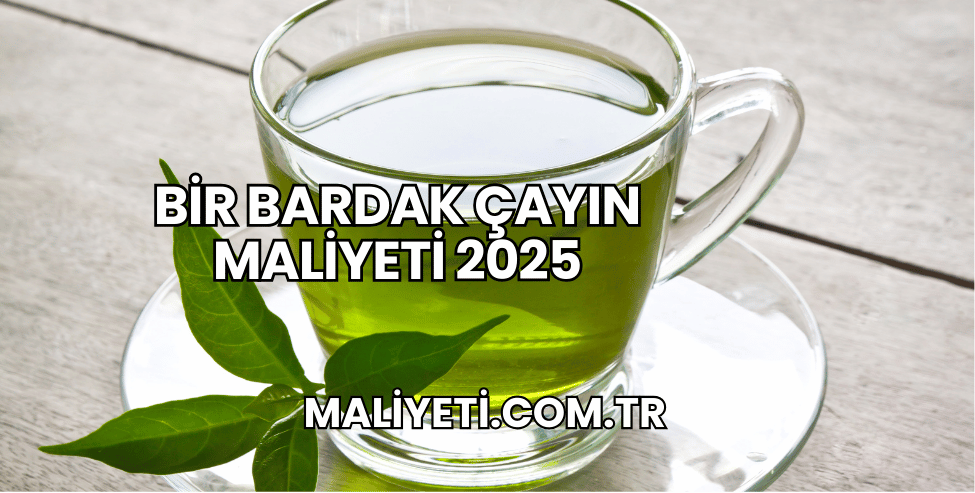 Bir Bardak Çayın Maliyeti 2025