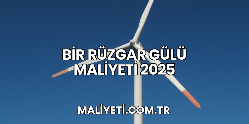 Bir Rüzgar Gülü Maliyeti 2025