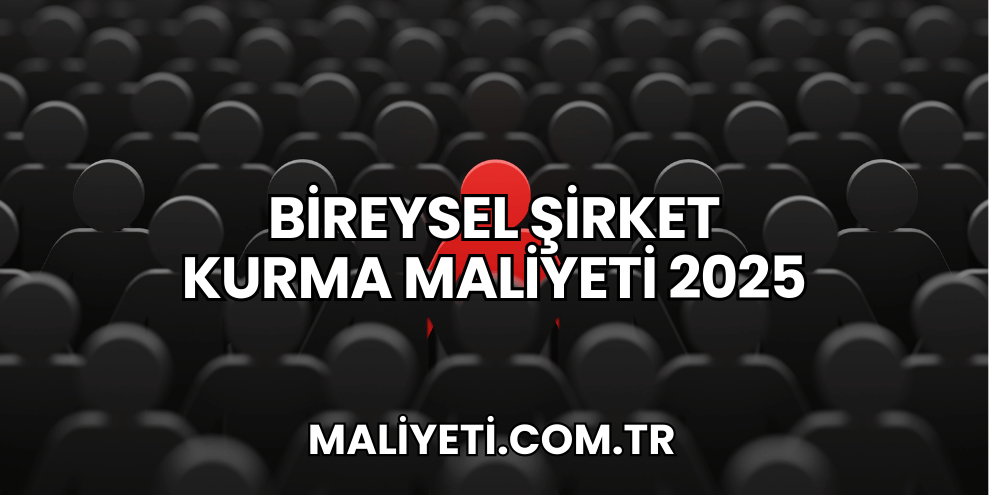 Bireysel Şirket Kurma Maliyeti 2025