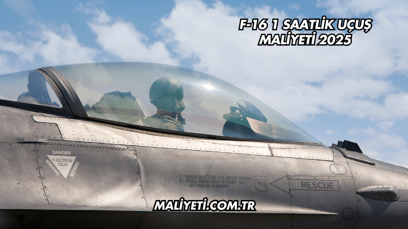 F-16 1 Saatlik Uçuş Maliyeti 2025