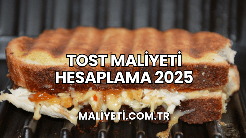 Tost Maliyeti Hesaplama 2025